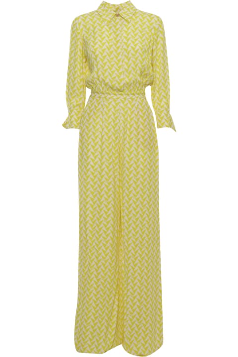 Elisabetta Franchi Women Elisabetta Franchi Elegant Yellow Shirt Dress