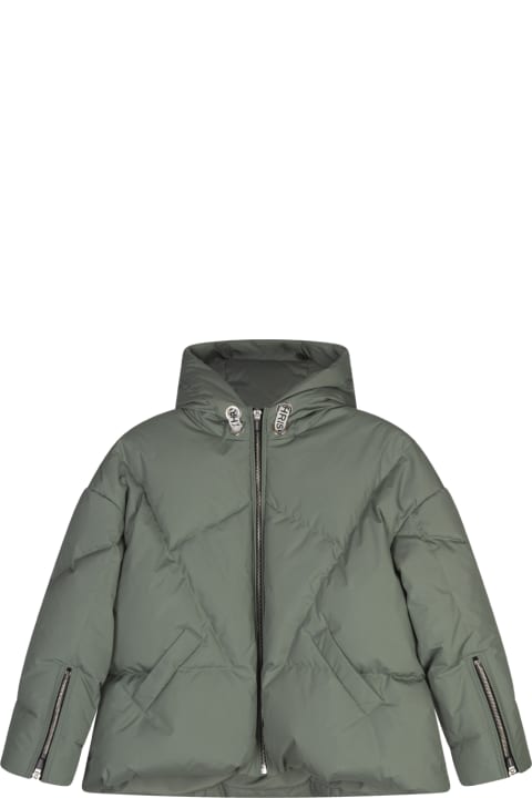 Khrisjoy معاطف وجواكت لـ أولاد Khrisjoy Green Khriskid Down Jacket