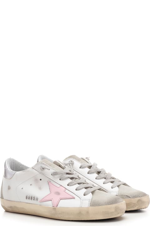 'superstar' Sneakers With Pink Star