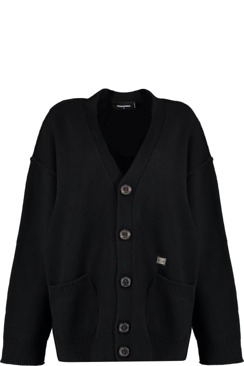 Dsquared2 Sweaters for Women Dsquared2 Wool And Cashmere Cardigan