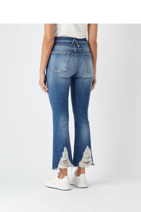 Kate Crop Bootcut Medium Vintage Jeans