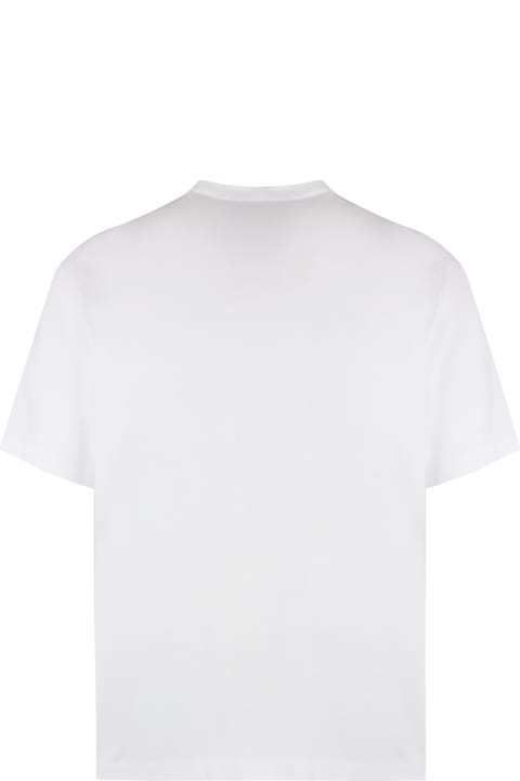 Dsquared2 Topwear for Women Dsquared2 'milano' White Cotton T-shirt
