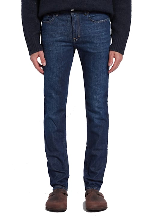 Acne Studios for Kids Acne Studios Blå Konst Cotton Denim Jeans