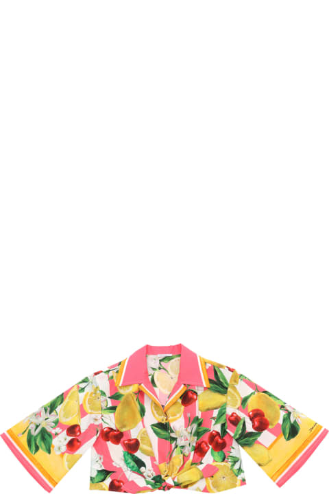 Dolce & Gabbana Kidsのセール Dolce & Gabbana D&g Floral Shirt