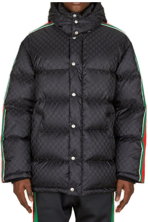 Coats & Jackets for Men Gucci Jumbo Gg Hooded Jacket