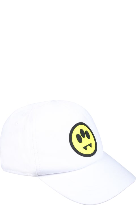 Barrow Accessories & Gifts for Boys Barrow White Hat For Kids With Smiley