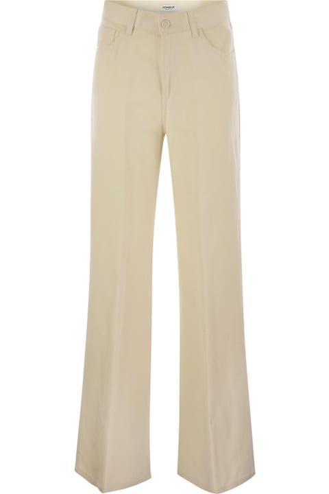 Dondup for Kids Dondup Amber - Five-pocket Wide-leg Trousers
