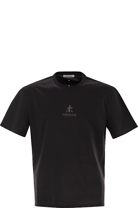 Premiata ملابس علوية لـ القسم الرجالي Premiata Cotton Jersey T-shirt