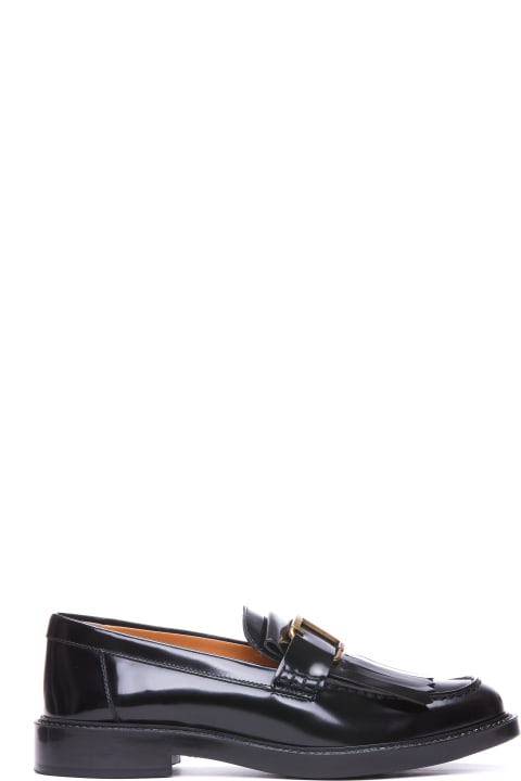 Tod's Flat Shoes for Women Tod's Mocassin "t-timeless" In Leather