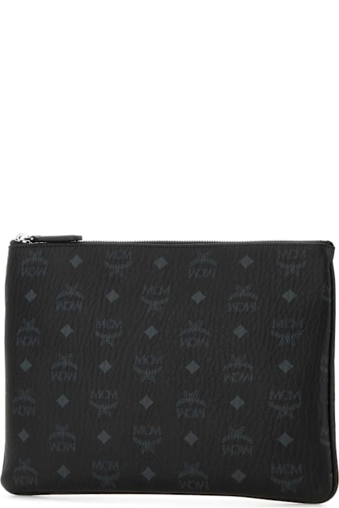 MCM Clutches for Women MCM Printed Canvas Pouch