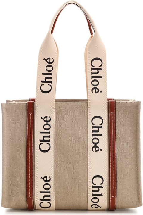 Bags for Women Chloé Medium 'woody' Tote Bag