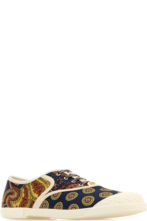 Valentino Garavani Shoes for Men Valentino Garavani Printed Fabric Bay By Bay Sneakers