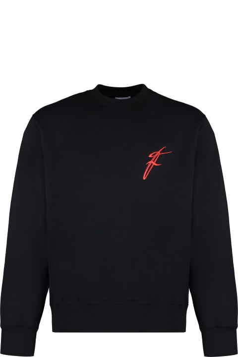 メンズ Ferragamoのフリース＆ラウンジウェア Ferragamo Cotton Crew-neck Sweatshirt