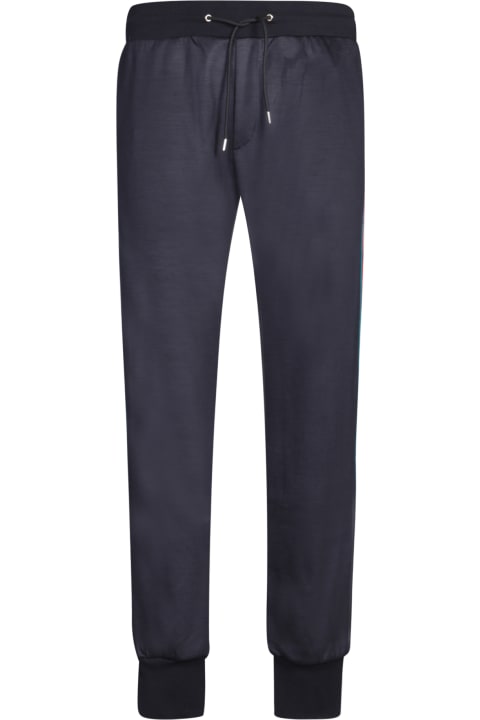 Paul Smith Fleeces & Tracksuits for Men Paul Smith Slim Fit Blue Trousers