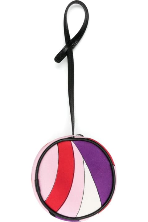 Pucci Accessories & Gifts for Baby Girls Pucci Round Bag With Iride Print In Purple/multicolour