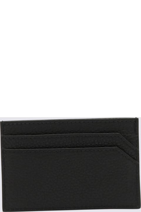 Fashion for Men Jimmy Choo Black And Silver Leather Wallet