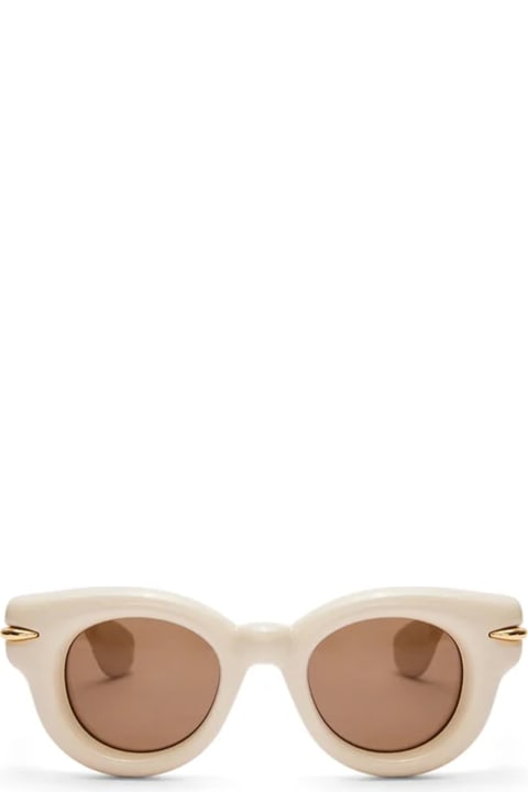 Eyewear for Women Loewe Inflated Round - Ivory Sunglasses