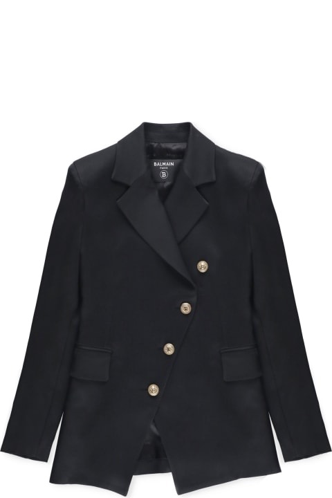 Balmain Coats & Jackets for Girls Balmain Viscose Jacket