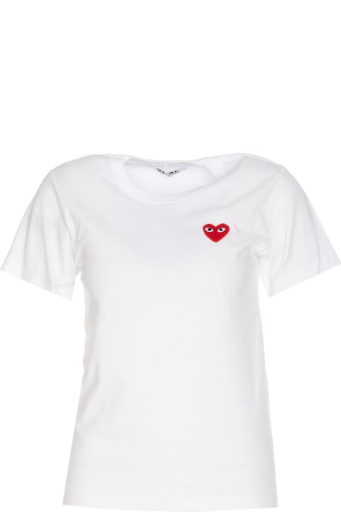 Comme des Garçons Topwear for Women Comme des Garçons Heart Logo T-shirt