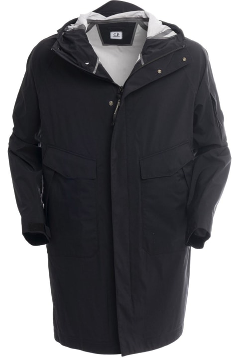 C.P. Company Coats & Jackets for Men C.P. Company Pocket Detailed Hooded Parka