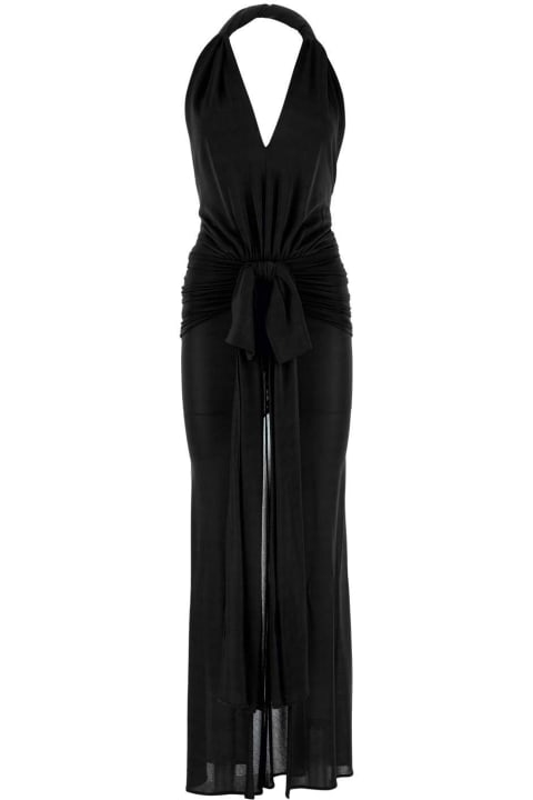 Blumarine Jumpsuits for Women Blumarine Black Jersey Dress