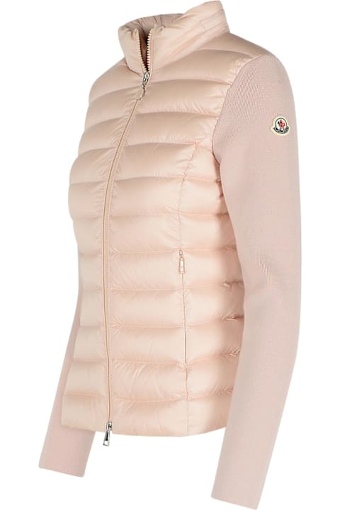 Moncler Sweaters for Women Moncler Pink Polyamide Sweater
