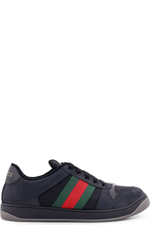 Homeware Gucci Black Leather Sneakers