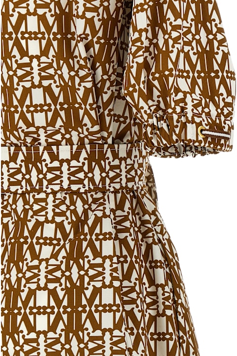 Homeware Max Mara 
luxgi
 Brown Cotton Dress