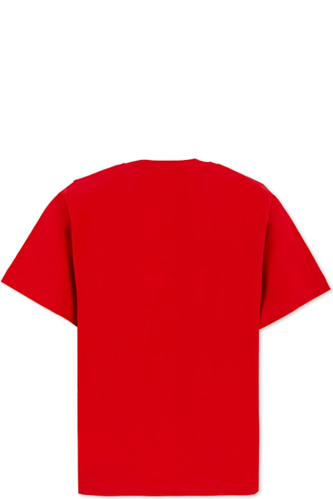 أدوات منزلية Dsquared2 Red T-shirt For Boy With Logo