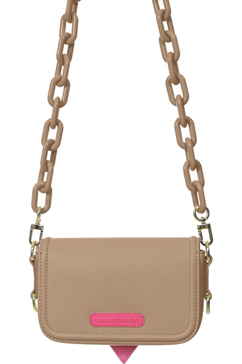 Homeware Chiara Ferragni Chiara Ferragni Brown Shoulder Bag