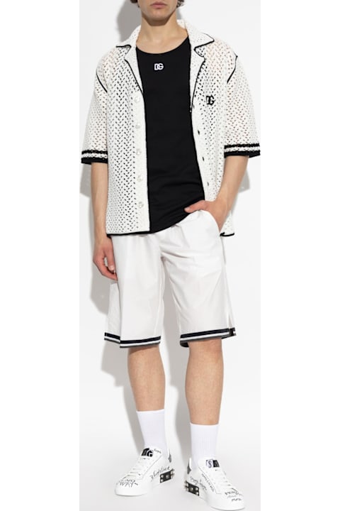 Homeware Dolce & Gabbana Dolce & Gabbana Ribbed Sleeveless T-shirt