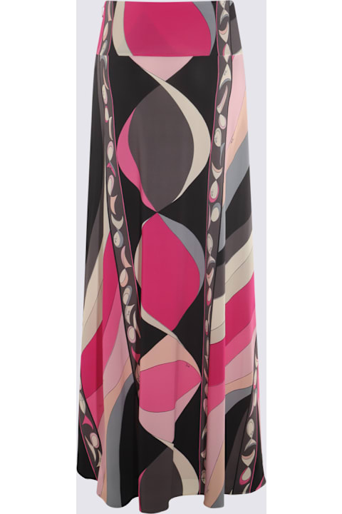 Pucci Skirts for Women Pucci Multicolor Viscose Midi Skirt
