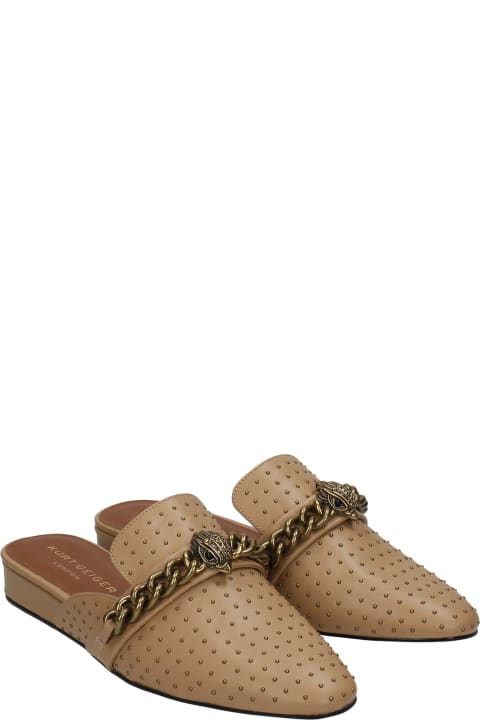 Chelsea Sandals In Camel Leather