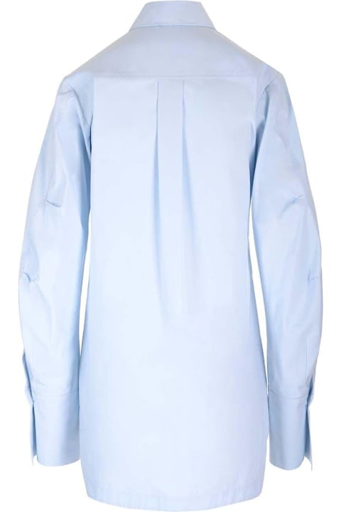 The Attico for Women The Attico Long-sleeved Mini Shirt Dress