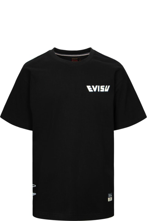 Evisu Topwear for Men Evisu Evisu T-shirts And Polos Black