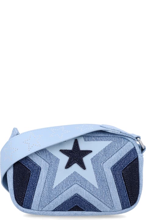 Homeware Stella McCartney Kids Stella Mccartney Kids Star Motif Denim Crossbody Bag