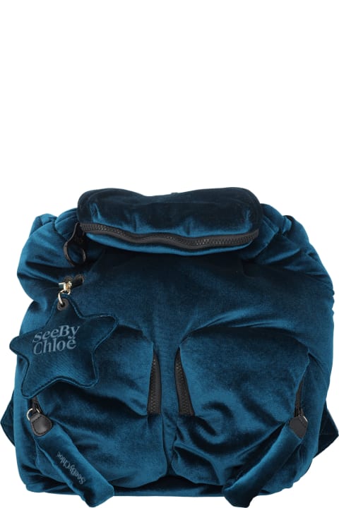 See by Chloé Backpacks for Women See by Chloé Joy Rider Velvet Backpack