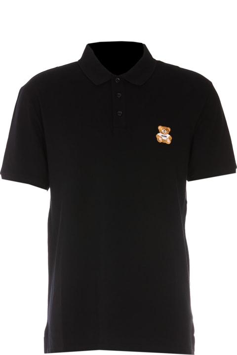Clothing for Men Moschino Teddy Bear Logo Polo T-shirt