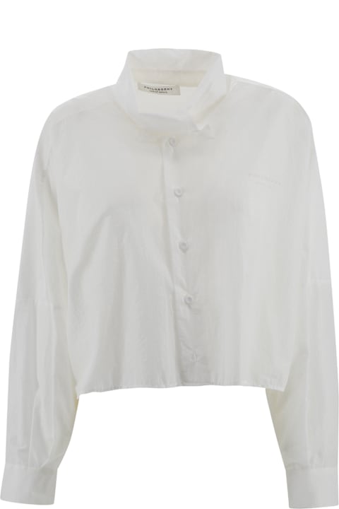 Philosophy di Lorenzo Serafini Topwear for Women Philosophy di Lorenzo Serafini Camicia Crop Button-down