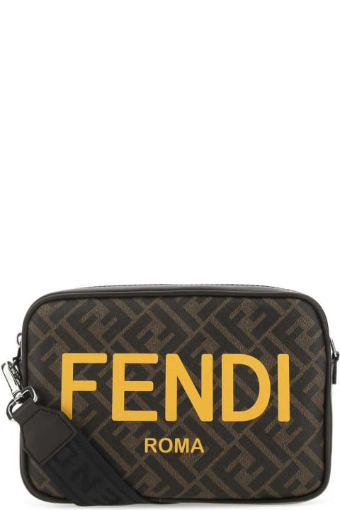 Ff Logo Print Shoulder Bag
