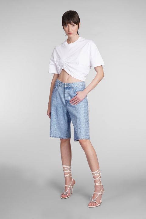 Laneus Topwear for Women Laneus T-shirt In White Cotton