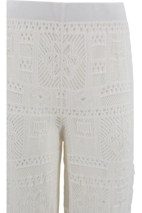 D.Exterior Clothing for Women D.Exterior Patchwork Pants In Cotton