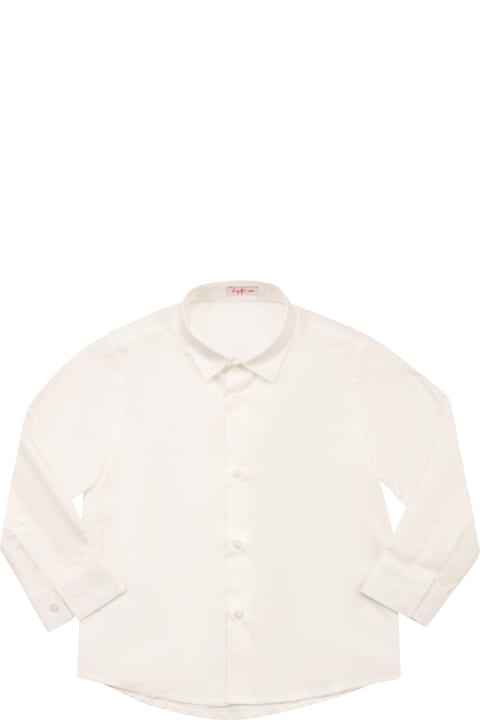 ベビーボーイズ Il Gufoのシャツ Il Gufo Long-sleeved Cotton Shirt