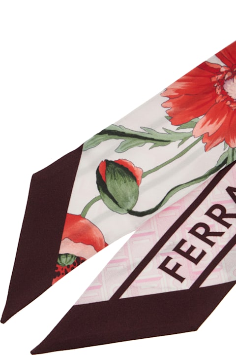 Ferragamo Scarves & Wraps for Women Ferragamo Printed Silk Foulard