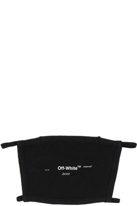 Off-White Personal Accessories Off-White Logo Printed Face Mask
