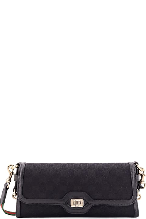 Gucci Shoulder Bags for Women Gucci Original Gg And Leather Shoulder Bag