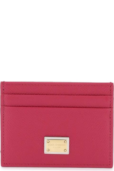 Dolce & Gabbana Accessories for Women Dolce & Gabbana Dauphine Leather Card Holder
