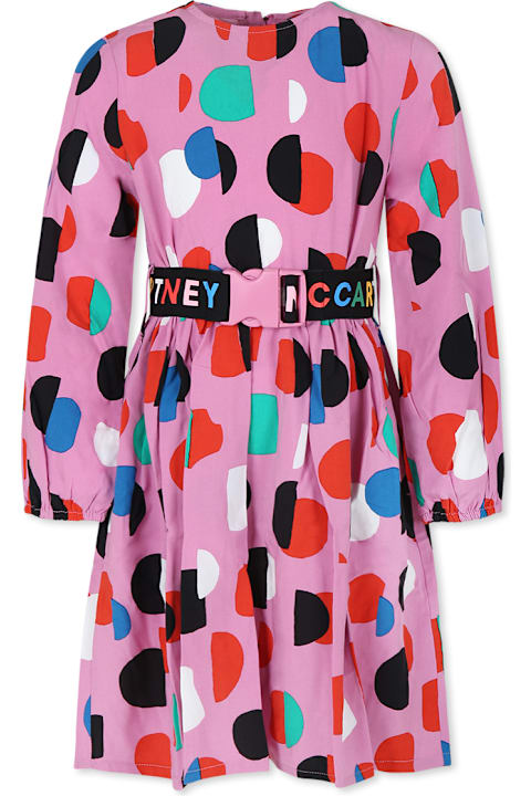 Homeware Stella McCartney Kids Pink Dress For Girl With Logo