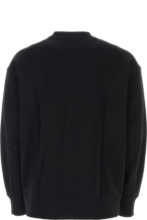 Y-3 Fleeces & Tracksuits for Men Y-3 Black Cotton Sweatshirt