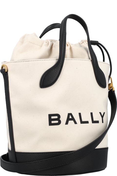 Bally Shoulder Bags for Women Bally Bar 8 Hours Bucket Bag